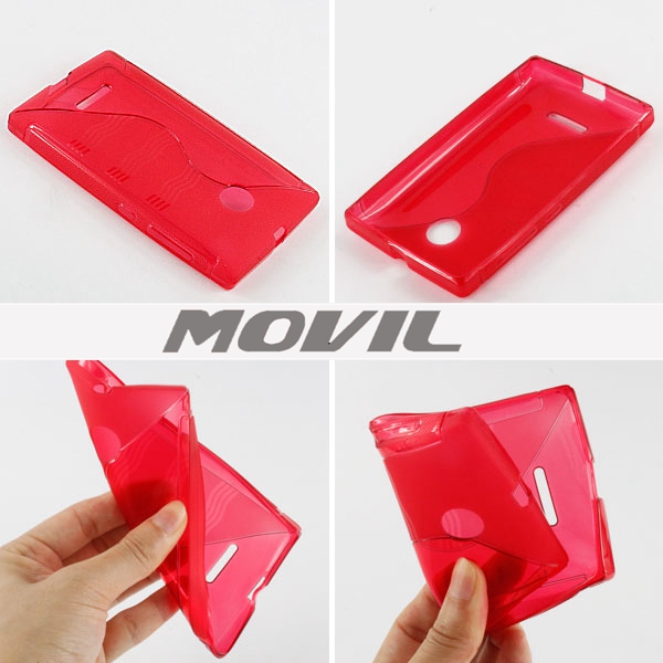 NP-2035 Transparente tpu funda para Microsoft Lumia 532-1